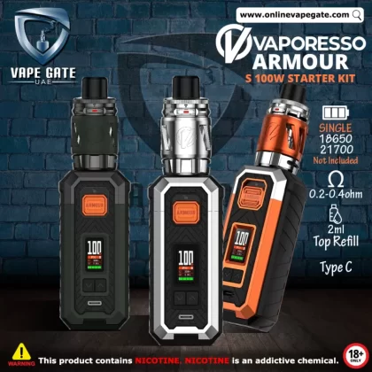 Vaporesso Armour S 100W Starter Kit - Black