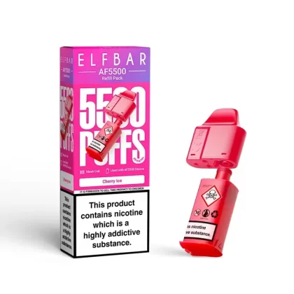 Elf Bar AF5500 Refill Pack Cherry Ice - Strength#20mg (CC730B)