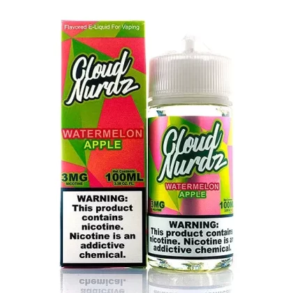 Watermelon Apple – Cloud Nurdz E-Juice (100 ml)