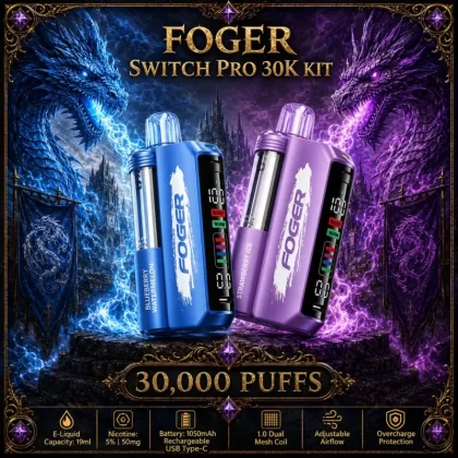 Foger Switch Pro 30K KIT TEXAS COMPLIANT AVAILABLE - Pineapple Coconut (Texas Compliant)