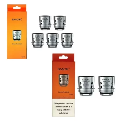SMOK Spiral Tank 0.3Ω, 0.6Ω Dual Core Replacement Coils - Coil Type#Pack Of Smok Spiral Tank Coil 0.3Ω>Pack Of SMOK Spiral Tank 0.6Ω