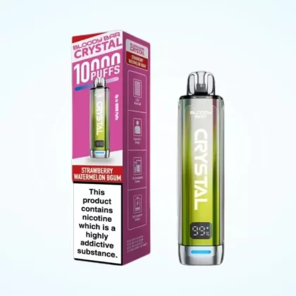 Bloody Bar Crystal 10K Prefilled Pod Kit Strawberry Watermelon Bgum - Ejuicewarehouse