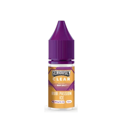 Seriously Clear Rubi Passion Ice Nic Salt - 10 Pack - 10mg