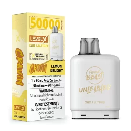 Level X Unleashed G2 Ultra – Cravin’ Lemon Delight - Eliquidsupply