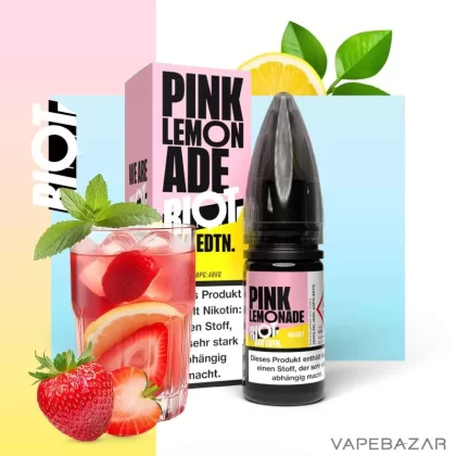 Riot Salt Bar Liquid – Pink Lemonade - 10mg/ml, 20mg/ml; Riot Saltbar
