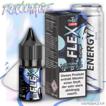 Revoltage Flex – Overdosed Energy Gum - 10mg/ml, 20mg/ml