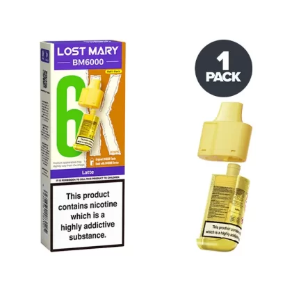 Latte Lost Mary BM6000 Refill Pack - Ukecigstore