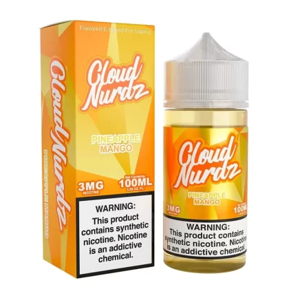 Cloud Nurdz Pineapple Mango Synthetic Vape Juice 100ml - Vape Product, Vape Product