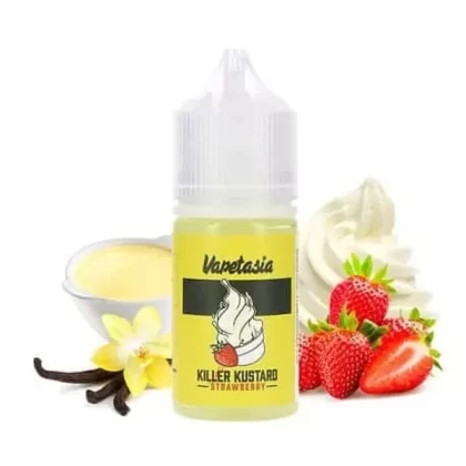 KILLER KUSTARD STRAWBERRY – VAPETASIA SALTS – 30ML – 24MG - Vapebar Pk
