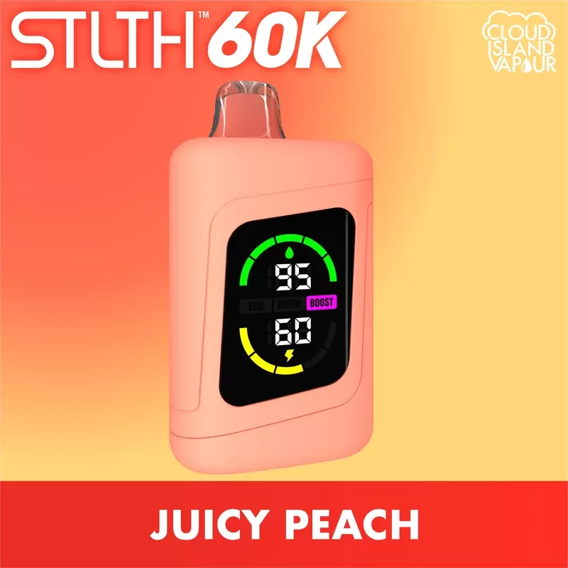 STLTH 60K Disposable Vape – Juicy Peach - Strength#20mg