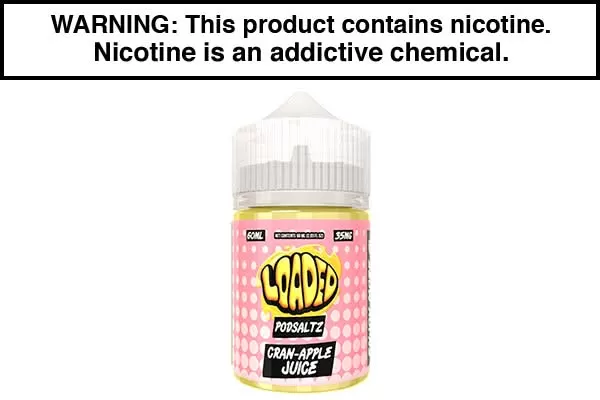 CRAN APPLE BY LOADED PODSALTZ 60ML - Vapejuice