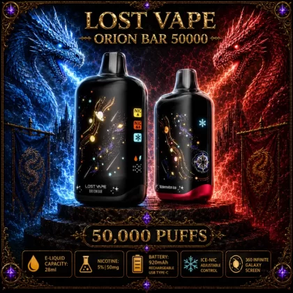 Lost Vape Orion Bar 50000 - Strawberry Cereal Donut Milk (BLK Series)