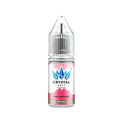 WGA Crystal Pink Lemonade Saltnic Vape Juice - 10 Pack