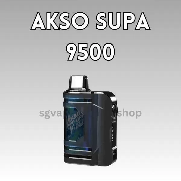 Akso Supa 9500 Puffs - Watermelon Ice (Bold Series)
