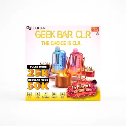 Geek Bar CLR 50K 50000 caladas 17ml recargable - Fumotvapemexico
