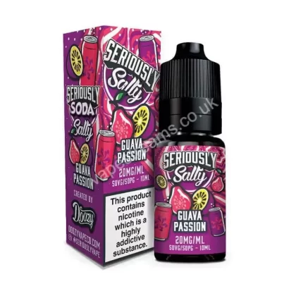 Doozy Seriously Soda Salty Guava Passion Nic Salt E-Liquid - Vapestreams Co