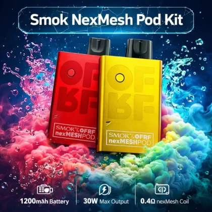 Smok NexMesh Pod Kit - Red - Vapeciga