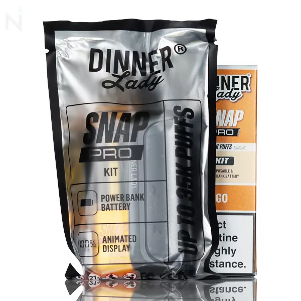 Dinner Lady Snap Pro 35K Disposable Kit - Peach Blue Slushy - Image 2