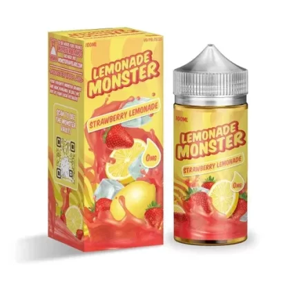Lemonade Monster Strawberry Lemonade 100ml E-Juice - Eliquidsupply