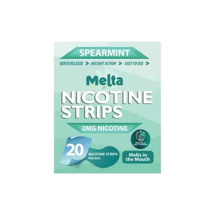 Spearmint Melta Nicotine Strips - 2MG - Vape Product