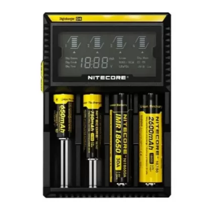 Nitecore D4 Digicharger Battery Charger - Pack Count#Single Pack