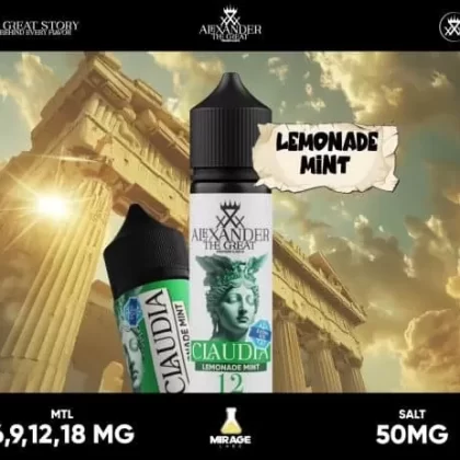 ALEXANDER CLAUDIA SALT VAPE ELIQUID – LEMONADE MINT