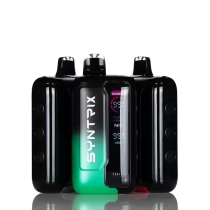 SYNTRIX x Pod Juice Ghost It 40K 40000 Puffs Disposable Vape - 14mL - Jewel Mint Emerald