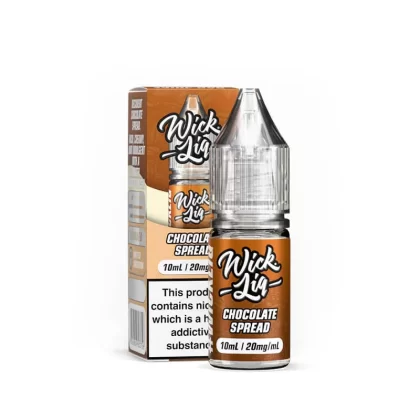 Wick Liq Bar Juice Chocolate Spread 10ml Nic Salts E-Liquid - 10mg