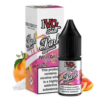 Pink Lemonade Nic Salt E-Liquid by IVG Salt – 10ml