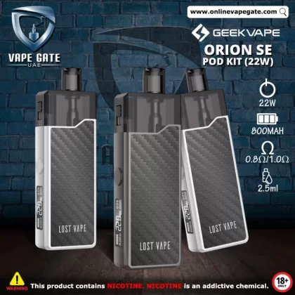 Lost Vape Orion (Original) SE Pod Kit (22W) - SS Carbon Fiber