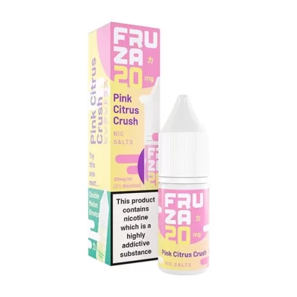 Fruza Pink Citrus Crush Nic Salt - 10mg - Pack of 10