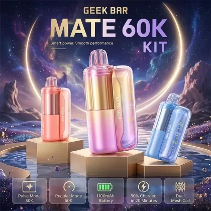 Geek Bar MATE 60K KIT - Sky Blue Ice - Skullvaping