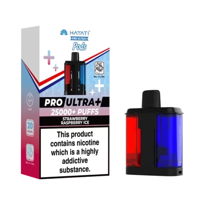 Strawberry Raspberry Ice Hayati Pro Ultra Plus Refill Pack - Vape Product
