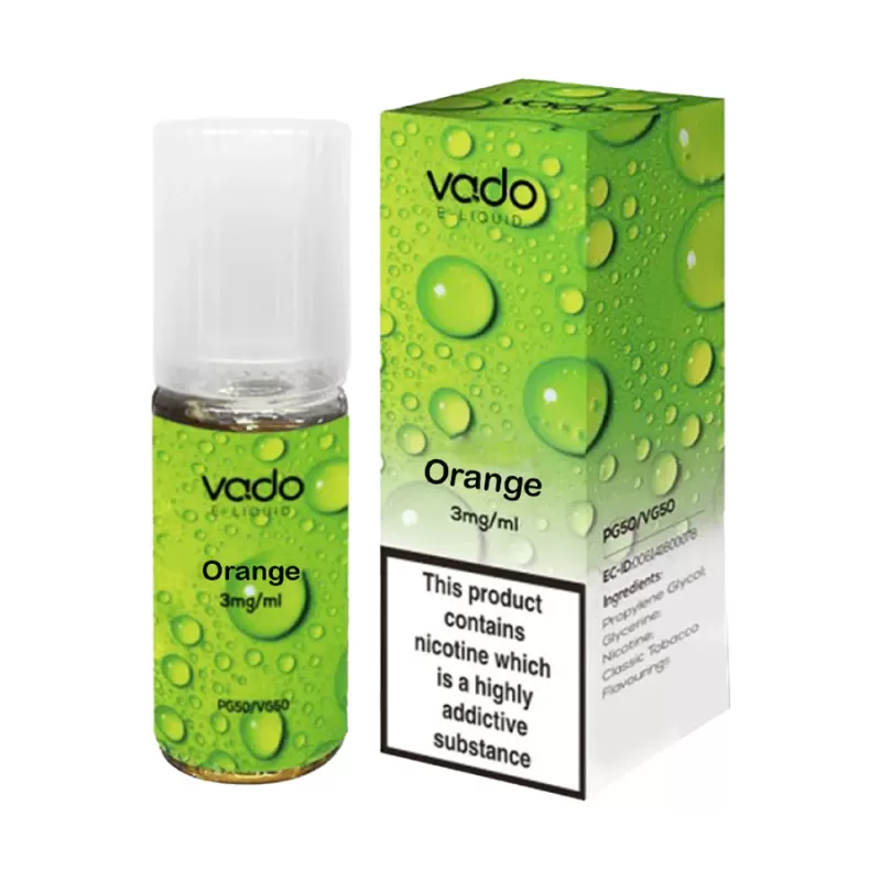 Orange E-Liquid 10ml by Vado