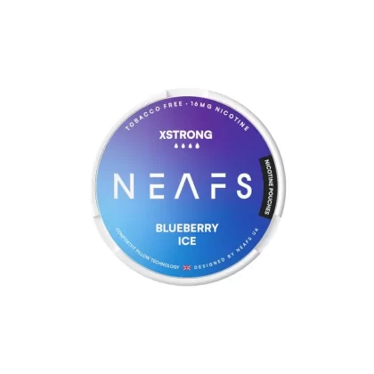 NEAFS Blueberry Ice Nicotine Pouches - Strength#8mg>12mg>16mg