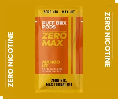 ZERO MAX Refill 0mg – Twin Pack – Mango Ice