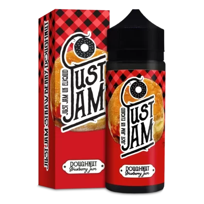 STRAWBERRY DOUGHNUT E LIQUID BY JUST JAM 100ML 80VG