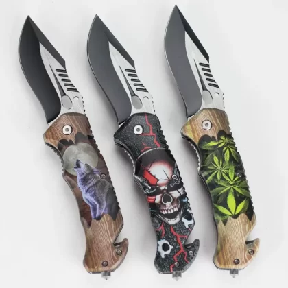8.5″ Foldable Pocket Knife – Nature’s Wrath