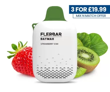 Flerbar Baymax Strawberry Kiwi 3500 Vape