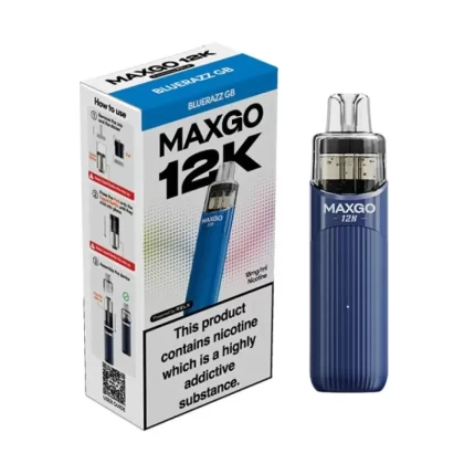 Relx Maxgo 12K Prefilled Pod Vape Kit (Expiry May 2026) - Blueberry Raspberry