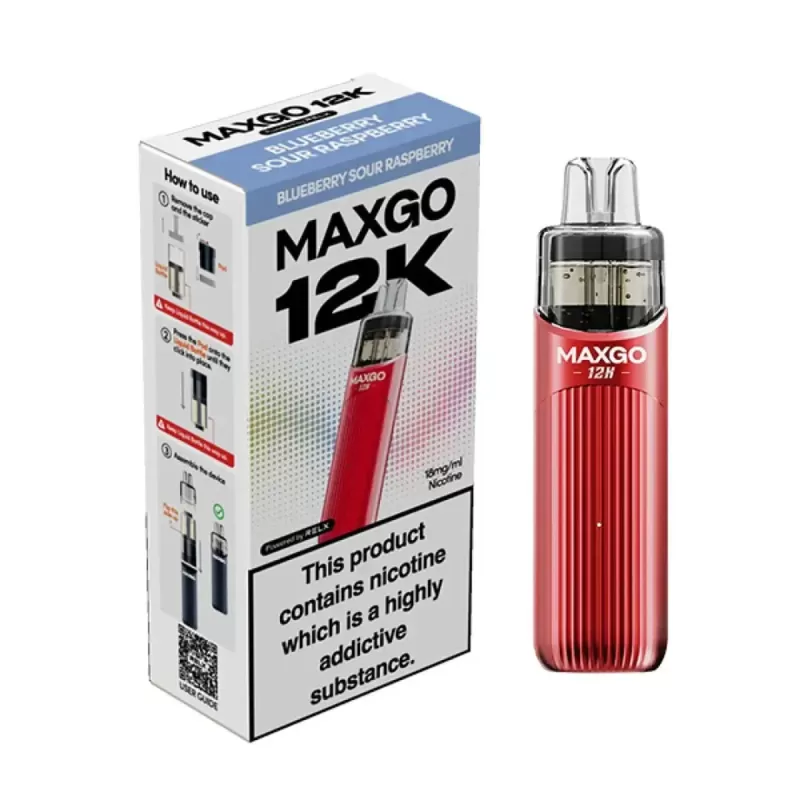 Relx Maxgo 12K Prefilled Pod Vape Kit (Expiry May 2026) - Blueberry Raspberry - Image 2