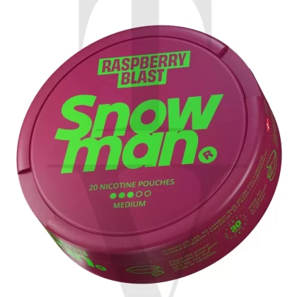 SNOWMAN RASPBERRY BLAST NICOTINE POUCHES