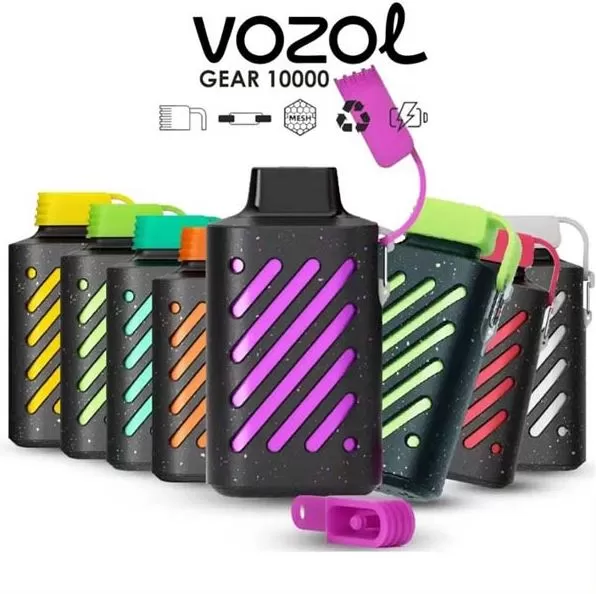 Vozol Gear Rechargeable Disposable Vape (10,000 Puffs) - Raspberry Watermelon / 50 mg - Image 2