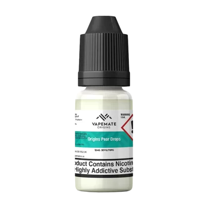 Vapemate Origins Pear Drops 10ml - 0mg (Discontinued)