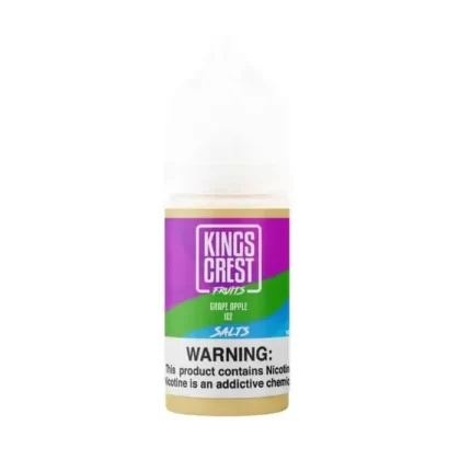 Grape Apple Ice Nicotine Salt by Kings Crest Fruit - Size#30ml~Nicotine#35MG>50MG