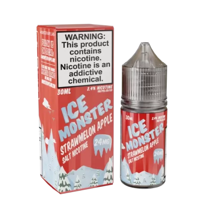 Ice Monster Salt - Strawmelon Apple - 30ML E-Liquid - 24MG