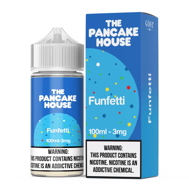 THE PANCAKE HOUSE by GOST VAPOR - Funfetti - 100ML E-Liquid