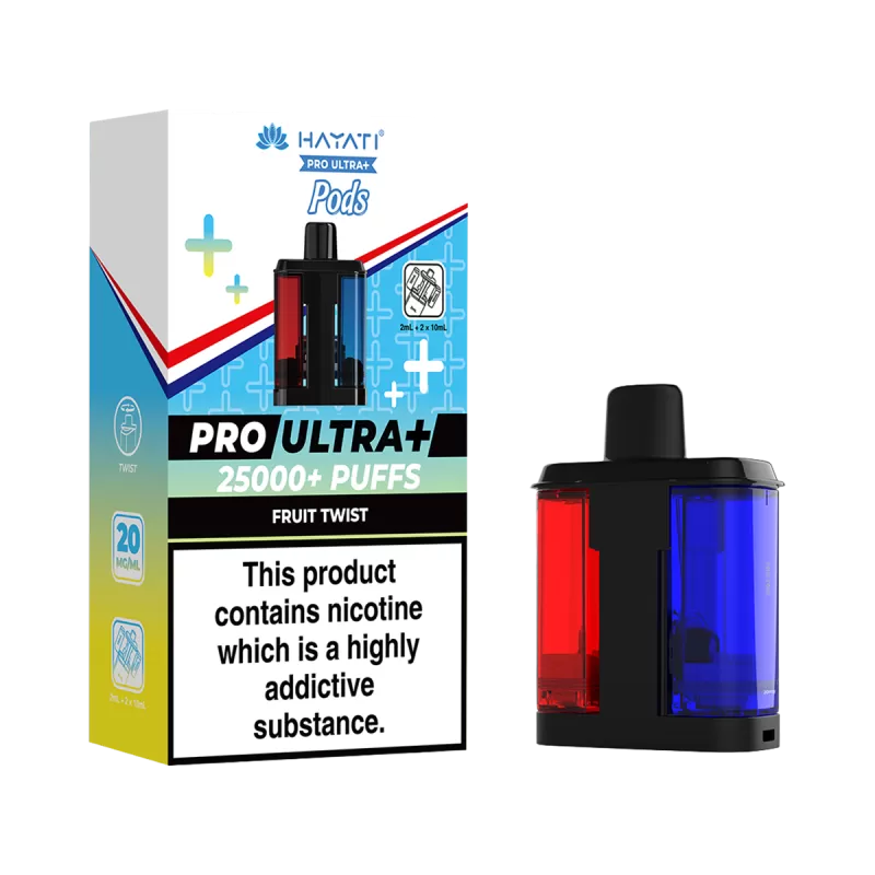 Fruit Twist Hayati Pro Ultra Plus Refill Pack - 20mg - Vape Product (F82D88)