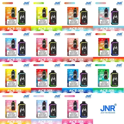 JNR Ace 36K Puffs Prefilled Vape Pod Kit – Box of 5
