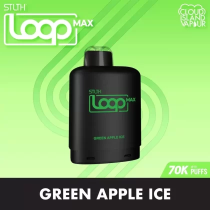 STLTH LOOP MAX 70K Pod Pack – Green Apple Ice